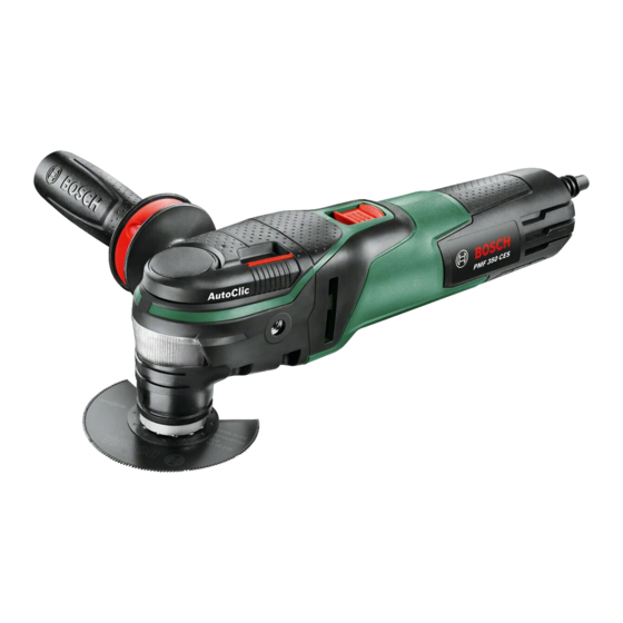 Bosch PMF 350 CES Original Instructions Manual