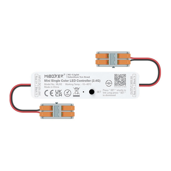 Mi-Light MiBOXER MLR2 Manual
