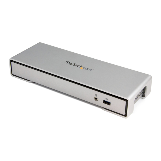 StarTech.com TB2DOCK4KDHC User Manual