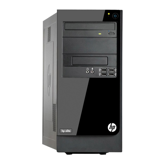 HP Elite 7300 Microtower Manuals