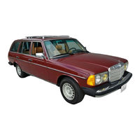 Mercedes-Benz 300 TD-TURBO DIESEL 1984 Owner's Manual