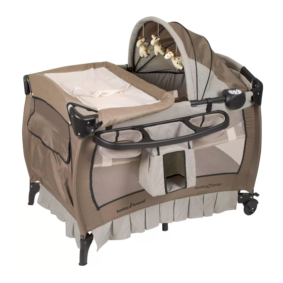 BABYTREND Nursery Center 8274BCC Manual