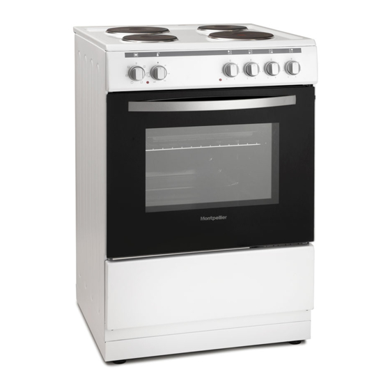 montpellier MSCE600W Installation And Operating Instructions Manual