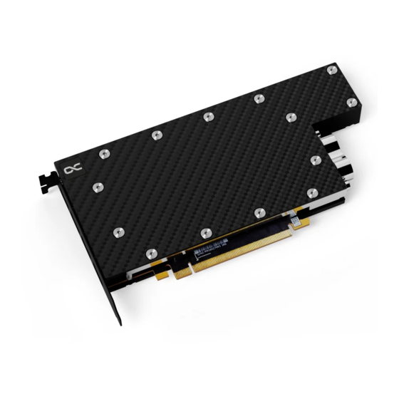 Alphacool RTX A4000 Manual