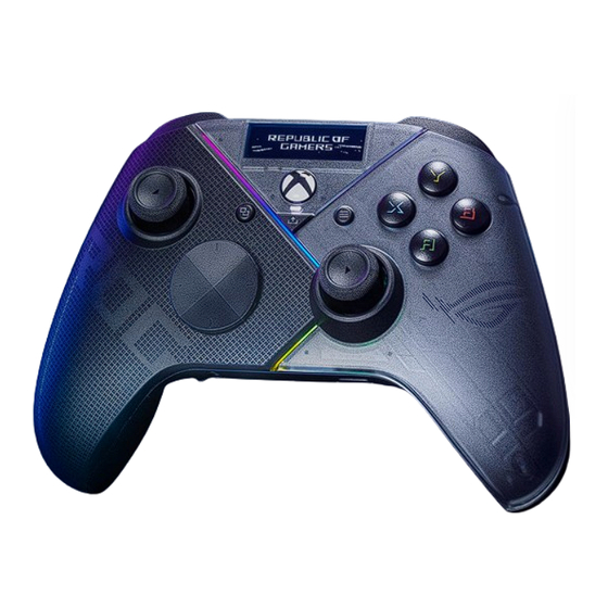 User Manuals: REPUBLIC OF GAMERS Raikiri Pro Controller