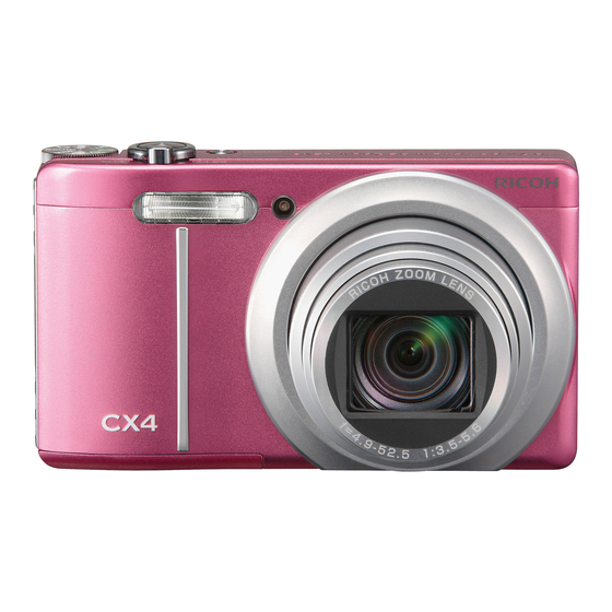 Ricoh CX4 Instruction Manual