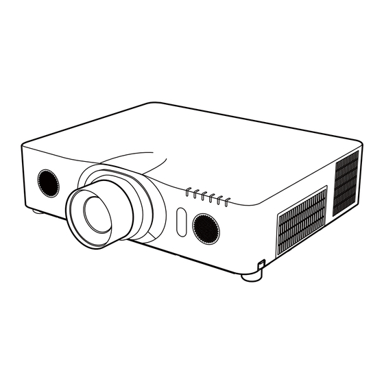 User Manuals: Hitachi CP-WX8255 LCD Projector