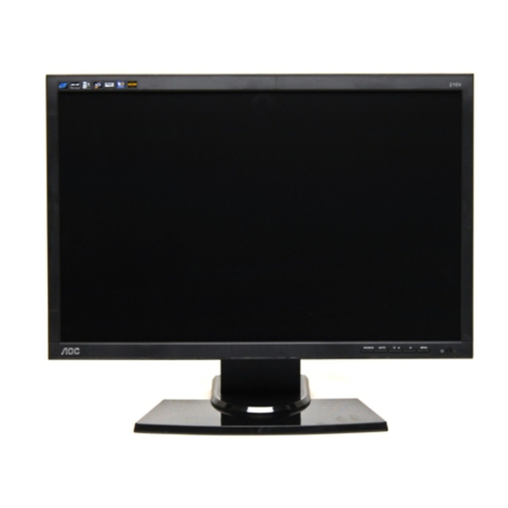 AOC 210V User Manual