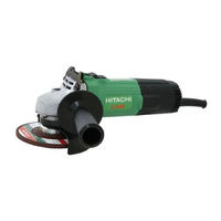 Hitachi G 12S2 Instruction And Safety Manual