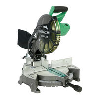 Hitachi C10FCE2 - 10 Inch Compound Miter Saw User Manual
