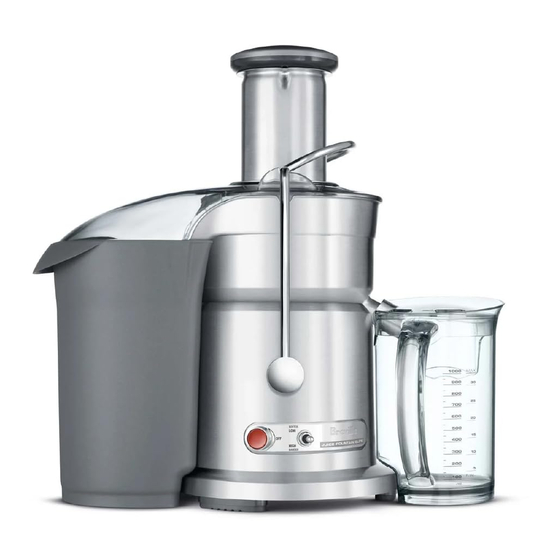 Breville 800JEXL series Instruction Booklet
