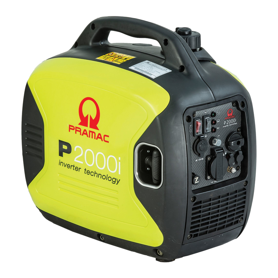 Pramac P2000i Operating Manual