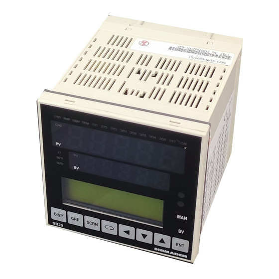 Shimaden SR23 series Instruction Manual