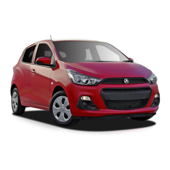 HOLDEN MP SPARK Owner's Manual