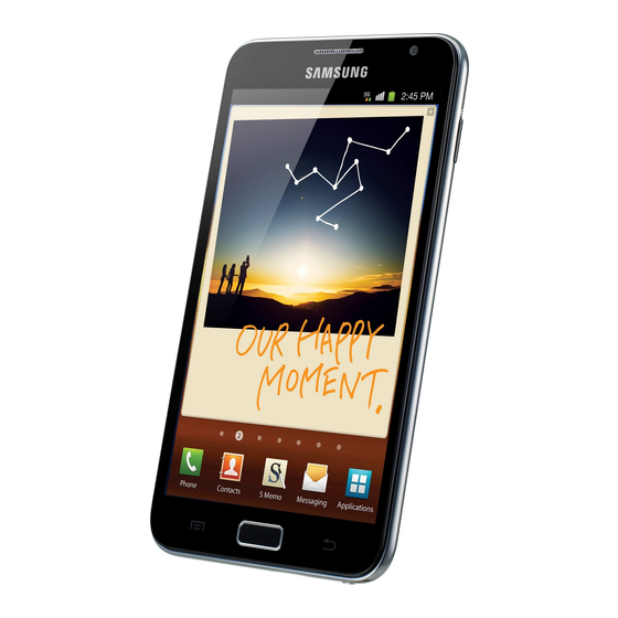 Samsung Galaxy Note GT-N7000B Manuals