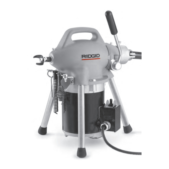 RIDGID K50-100V Manual