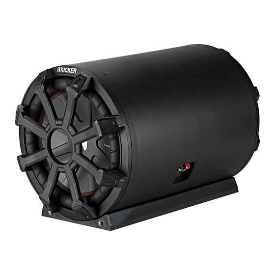 Kicker CWTB8 Owner's Manual