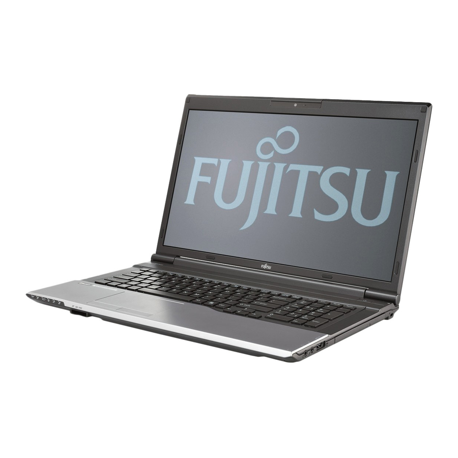 Fujitsu Lifebook N532 Quick Start Manual