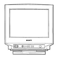 Sony Trinitron KV-14T1U Manual