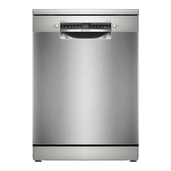 Bosch SMS4EMI01E Information For Use