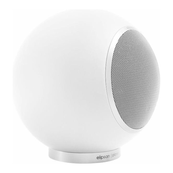 Elipson Planet L Manual