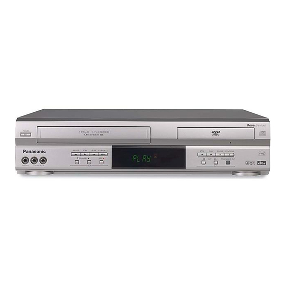 Panasonic PVD4743 - DVD/VCR DECK Manuals