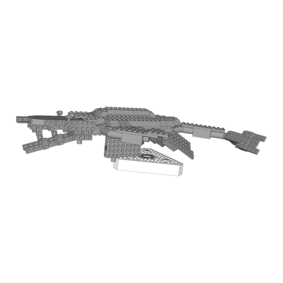 Laser Pegs Mosasaur Assembly Instruction Manual