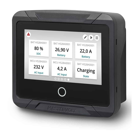 Mastervolt EasyView 5 User And Installation Manual