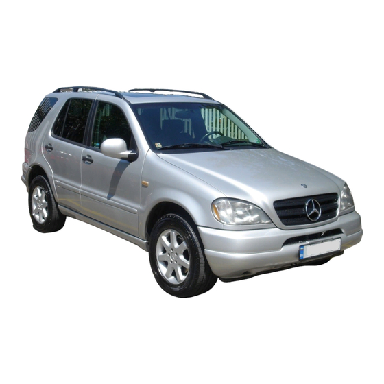Mercedes-Benz Light Truck ML 320 Operator's Manual