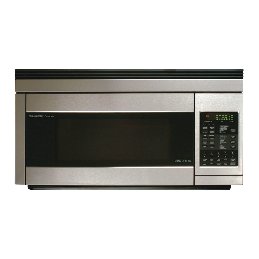 where can i find the sharp carousel microwave convection manual online