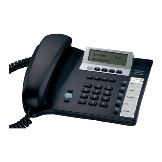 Siemens Gigaset DE380 IP R User Manual