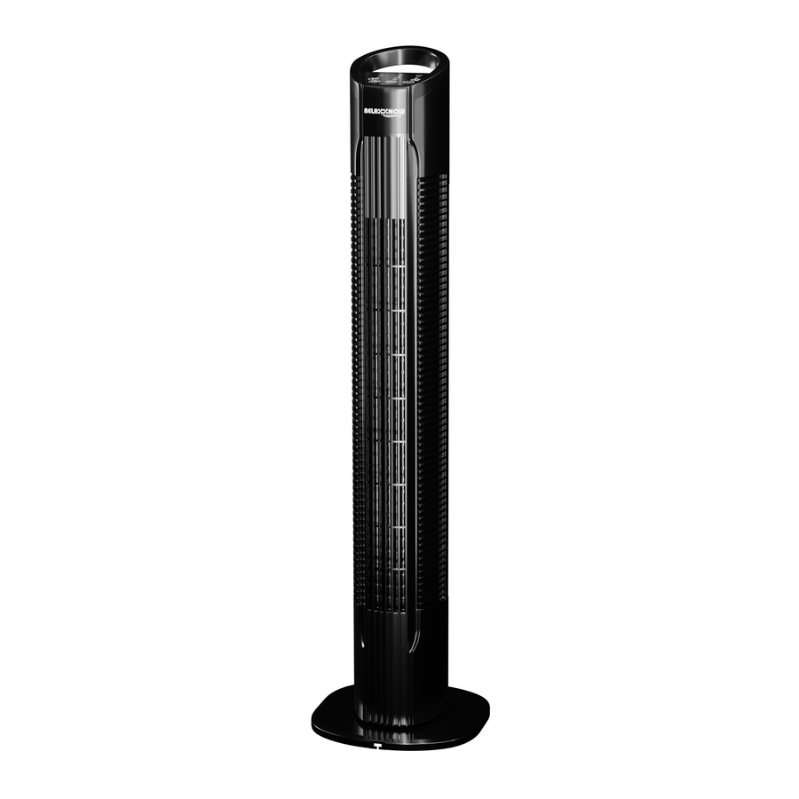 Relaxxnow VTX400 Tower Fan Manuals