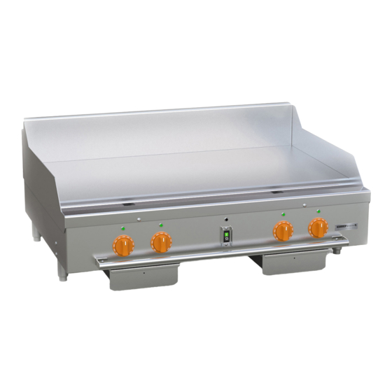 Wood Stone GAS PLANCHA WS-GPL-6036-CT01 Installation And Operation Manual