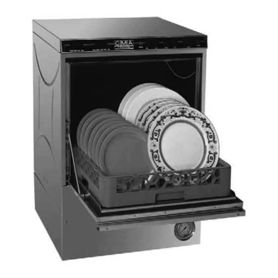 CMA Dishmachines CMA180UCW/CD Owner's Manual