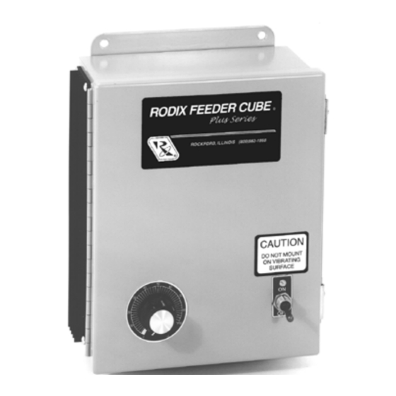 Rodix FEEDER CUBE FC-48H Plus Quick Start Manual