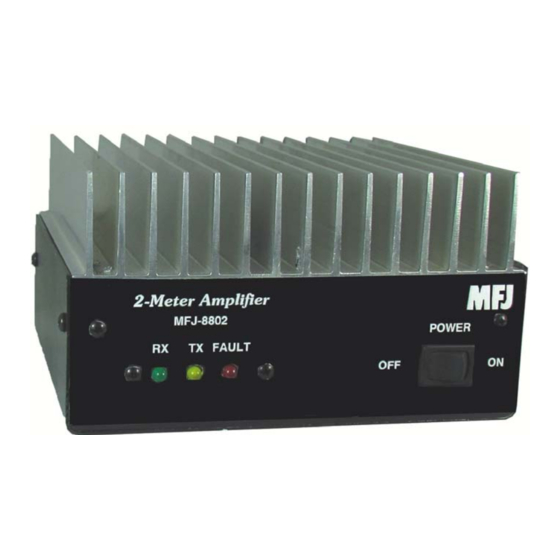 MFJ Enterprises MFJ-8802 Instruction Manual