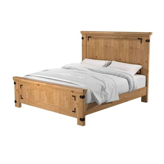User Manuals: Furniture of America Pioneer CM7449CK Bed