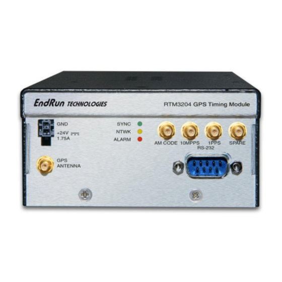 EndRun RTM3204 User Manual