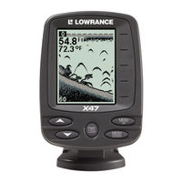 Lowrance X47EX Installation And Operation Instructions Manual