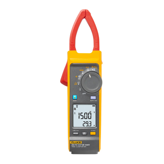 Fluke 393 FC Quick Start Manual