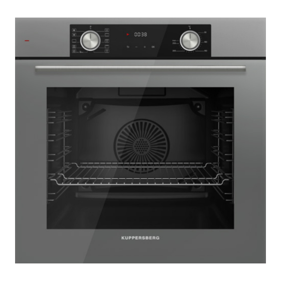 Kuppersberg HF 610 Built-In Electric Oven Manuals
