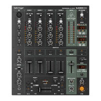 Behringer PRO MIXER DJX USB DJX900USB Quick Start Manual