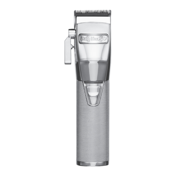 BaBylissPro FX870N Operating Instructions Manual