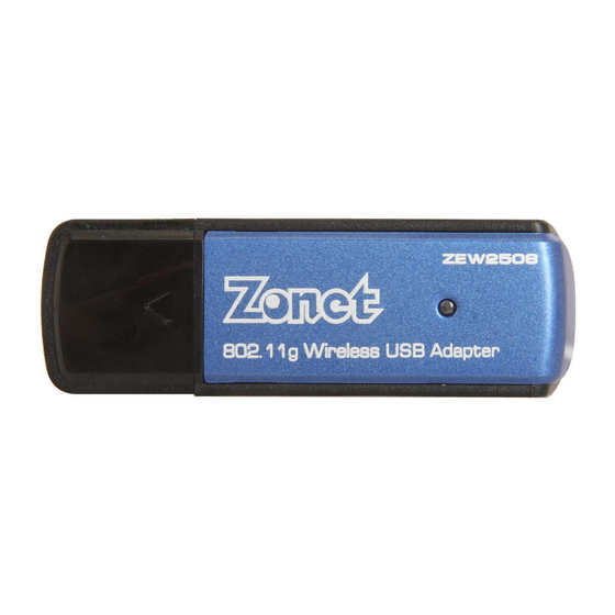 Zonet ZEW2508 User Manual