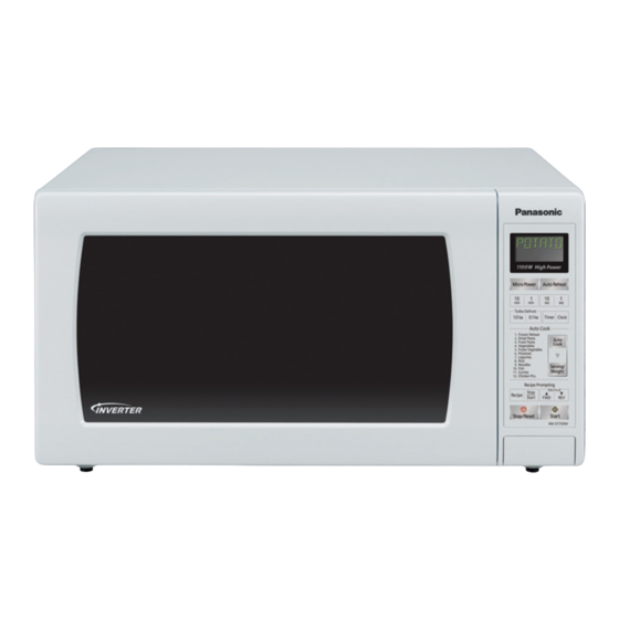 Panasonic NN-ST750W Operating Instruction And Cook Book