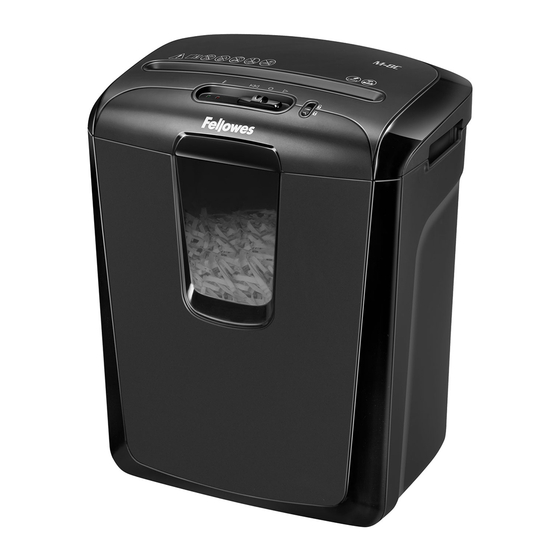 Fellowes Powershred M-8C Manual