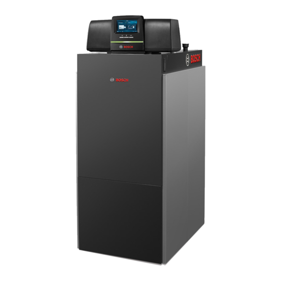 Bosch Condens 7000 F Operating Instructions For Users