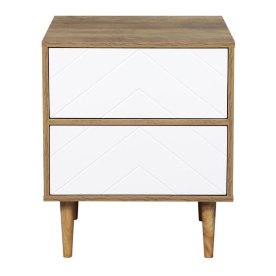Mocka Alps Bedside Table Assembly Instructions Manual