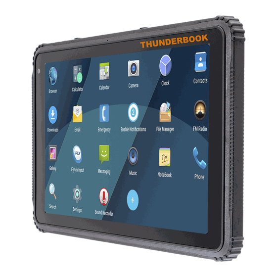 Thunderbook Colossus A100 Quick User Manual
