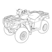 Honda FOURTRAX FOREMAN 4X4 with Power Steering 2009 Owner's Manual